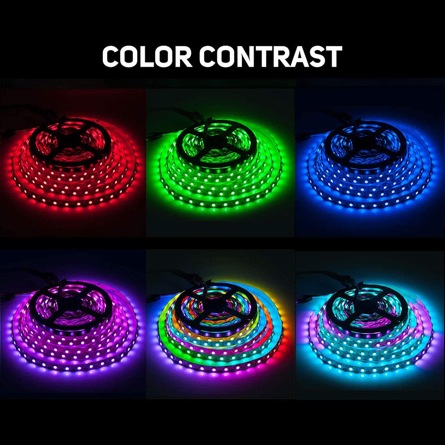 SK6812 (WS2812B ECO) DC5V 300LEDs 16.4Ft Arduino Uno Individually Addressable RGB LED Light Strips SK6812 (WS2812B ECO) DC5V 300LEDs 16.4Ft Arduino Uno Individually Addressable RGB LED Light Strips